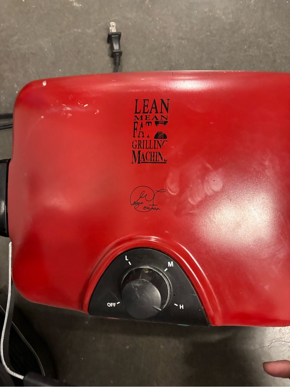 George Foreman GRP90WGR Electric Contact Grill/Griddle Temp Control 1440W 120V